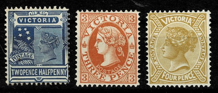 Victoria 1901 - Den endelige serie Queen Victoria Mh - SG 127/139