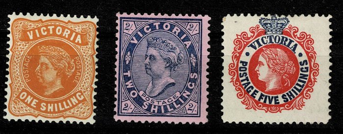 Victoria 1901 - Den endelige serie Queen Victoria Mh - SG 127/139