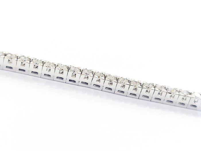 Armbånd - 18 kraat Hvidguld -  1.77ct. tw. Diamant (Natur)