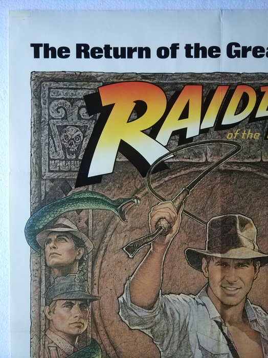 Amsel - Indiana Jones - Raiders of the Lost Ark - US Reprint Re-release Poster - Near MINT - No Reserve