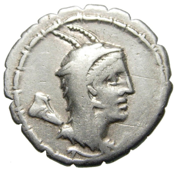 Romerska republiken. L. Papius, 79 f.Kr.. Denarius Rome