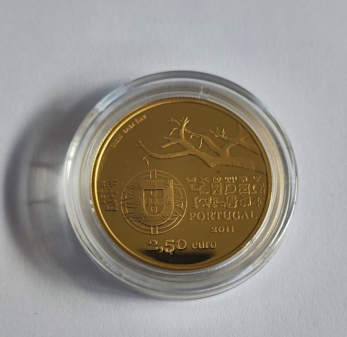 Portugal 2 1/2 Euro 2011 "Capelo e Ivens - Exploradores Europeus" Proof