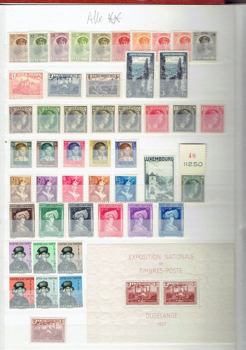 Luxembourg 1890/2000 - Luxembourg samling - Michel +1450,-