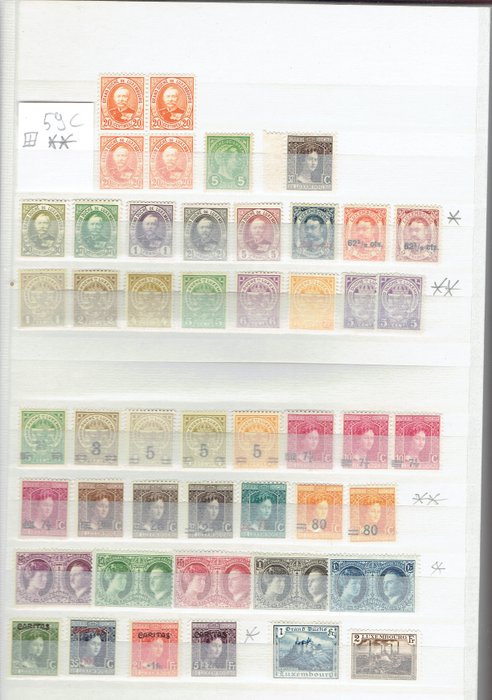 Luxembourg 1890/2000 - Luxembourg samling - Michel +1450,-