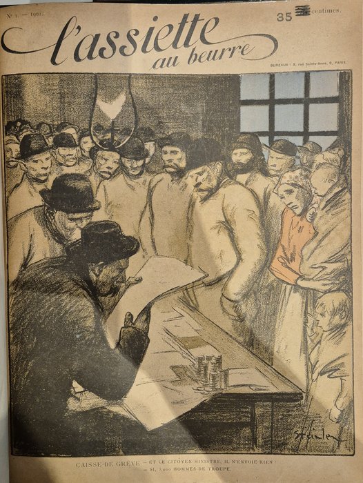 Poulbot, Benjamin Rabier, Radiguet, e.a. - Collection complète de l'Assiette au beurre #1 au #490  quelques exemplaires supplémentaires - 1901-1912