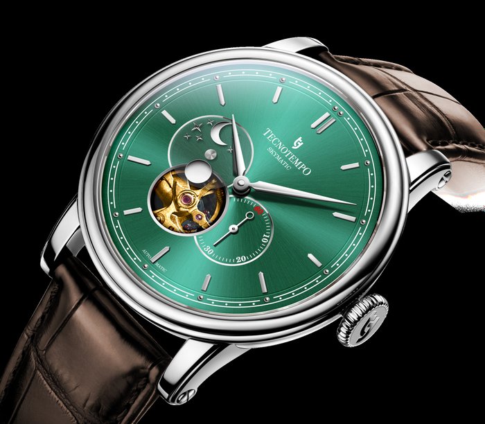 Tecnotempo - "Skymatic" - Green Dial - - Ingen mindstepris - TT.SKM.GR - Mænd - 2011-nu