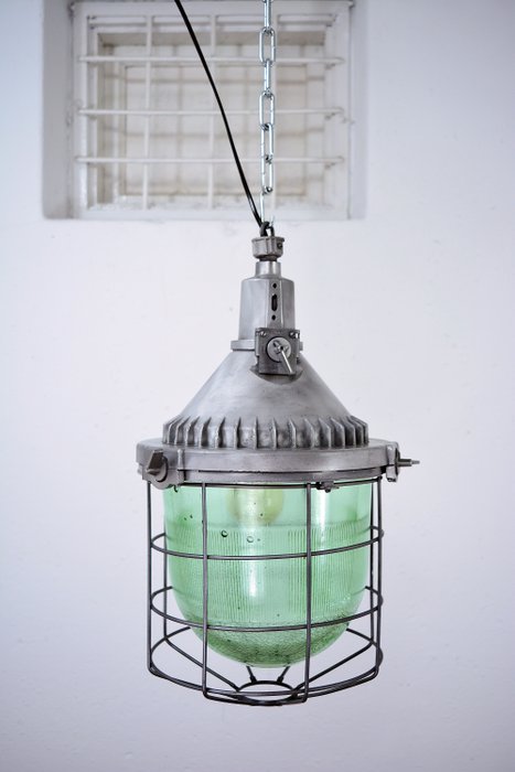 Hængende lampe - Aluminium, Glas, Stål