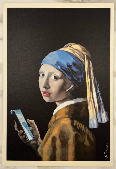 Mr Brainwash (1966) - Vermeer's "Girl's with a Pearl earring" BRAINWASHED - Exclusive from MB's Beverly Hills Museum · No