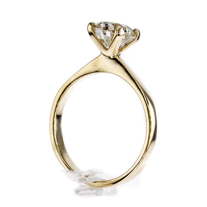 Ingen mindstepris - Forlovelsesring - 14 karat Gulguld -  1.52ct. tw. Diamant (Natur)