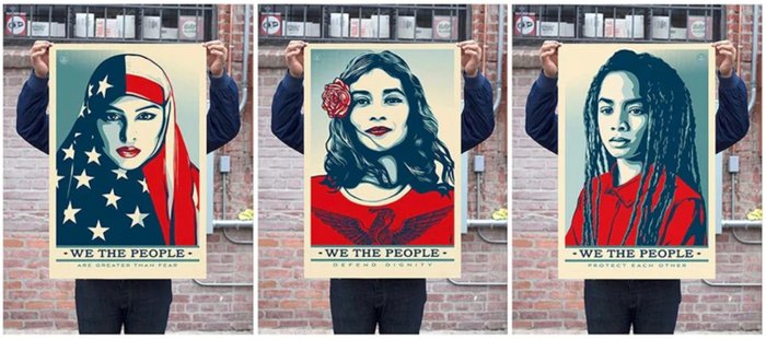 Shepard Fairey (OBEY) (1970) - We the People Print Set