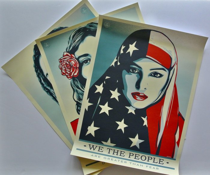 Shepard Fairey (OBEY) (1970) - We the People Print Set