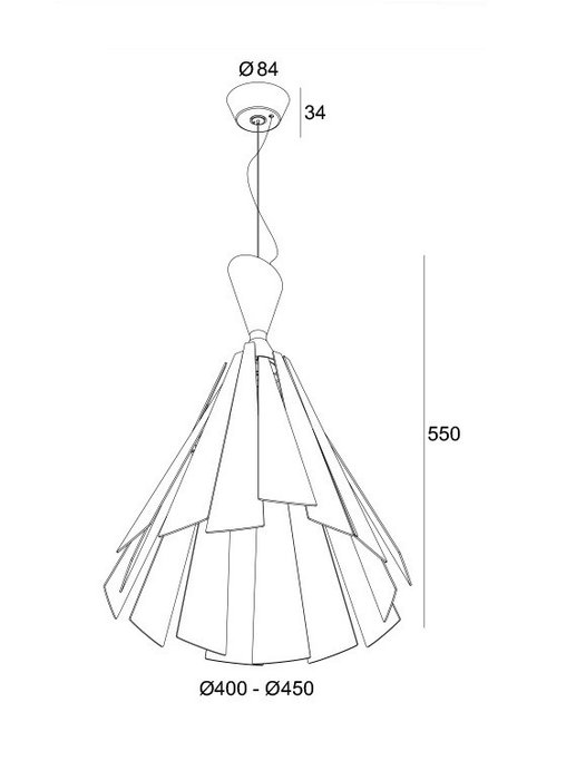 Delta Light - Tim Van Steenbergen - Loftslampe - Metronom H - Aluminium