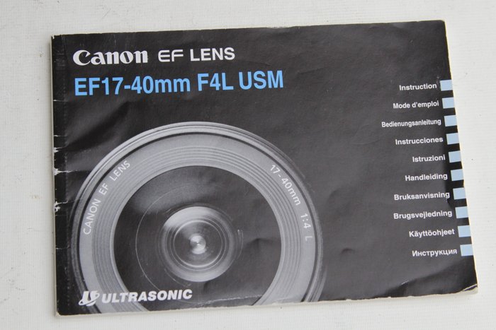 Canon EF 4.0/17-40mm L USM Kameralinse