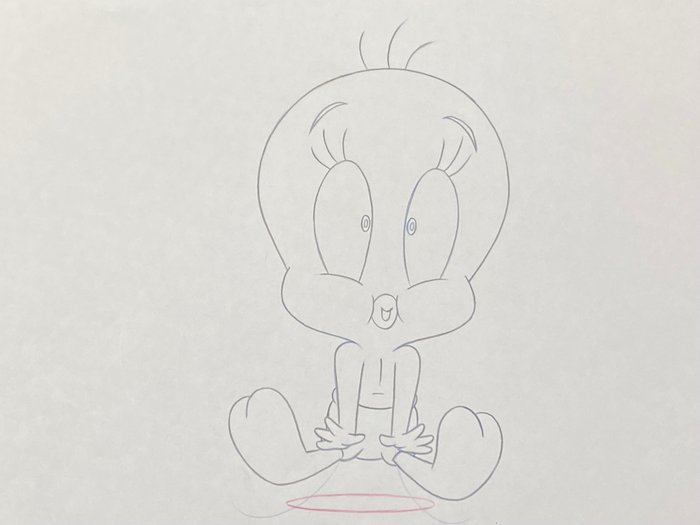 Looney Tunes 1980's - 1 Original tegning af Tweety