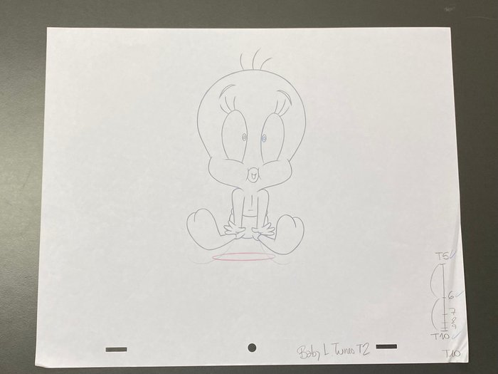 Looney Tunes 1980's - 1 Original tegning af Tweety