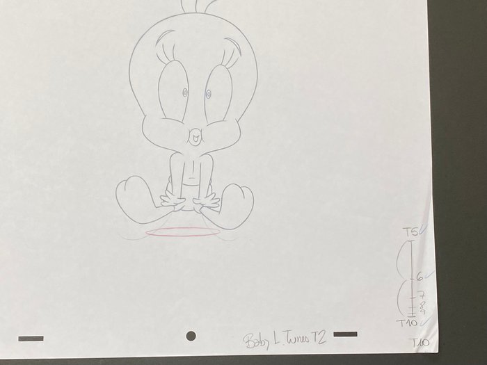 Looney Tunes 1980's - 1 Original tegning af Tweety