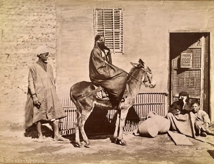 Pascal Sébah, Gamianoset Sarolides - Two Iconic Views of Egypt. Albumen Prints ca. 1870s - 1890s.