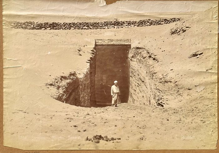 Pascal Sébah, Gamianoset Sarolides - Two Iconic Views of Egypt. Albumen Prints ca. 1870s - 1890s.