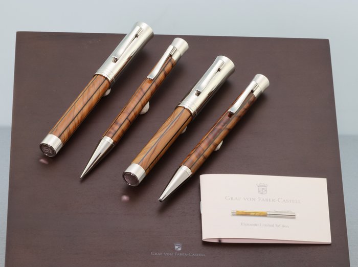 Graf Von Faber Castell - set elemento limited edition 4 pz - Fyldepen