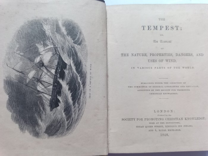 Anon - The tempest; or, An account of the nature, properties, dangers, and uses of wind, in various parts - 1848