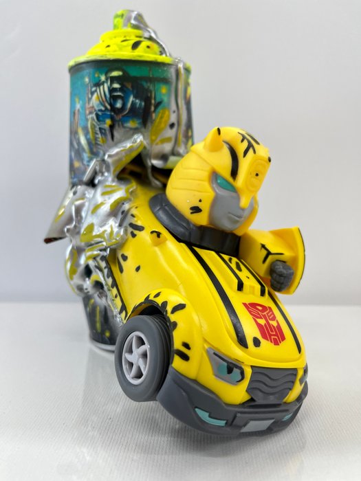 Alvin Silvrants (1979) - Statuette - Transformers “Spraycan Art statue” Bumblebee 2/2 - Plast