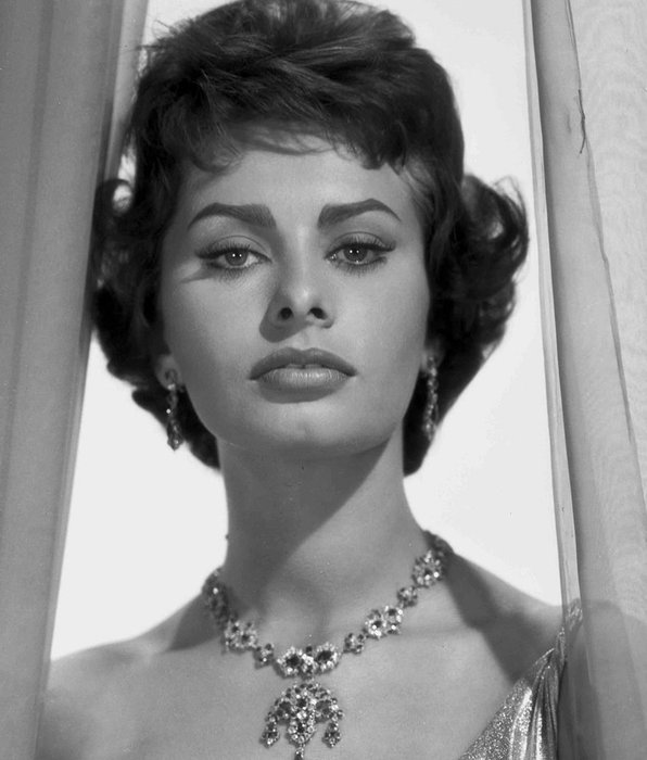 Sophia Loren Hollywood Portrait in 1958 - Sophia Loren