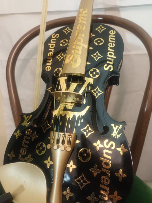 fppopart - SUPREME Louis vuitton violon black and gold édition 4/4 (60cm)