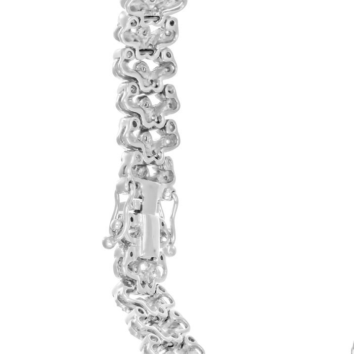 Armbånd - 18 kraat Hvidguld -  0.16ct. tw. Diamant (Natur)