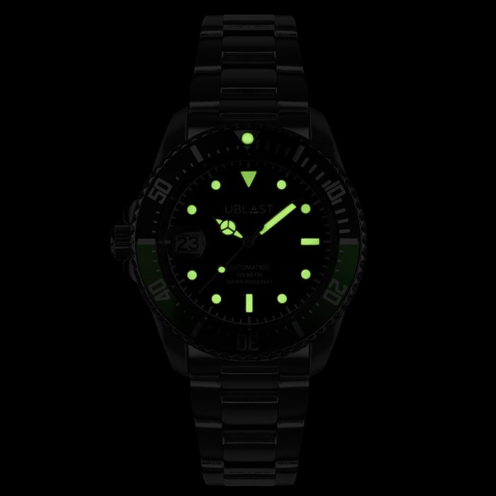 Ublast - Diver Rotation - 20 ATM - REF.UB2DR40BGN - Ingen mindstepris - Automatic - Mænd - Ny