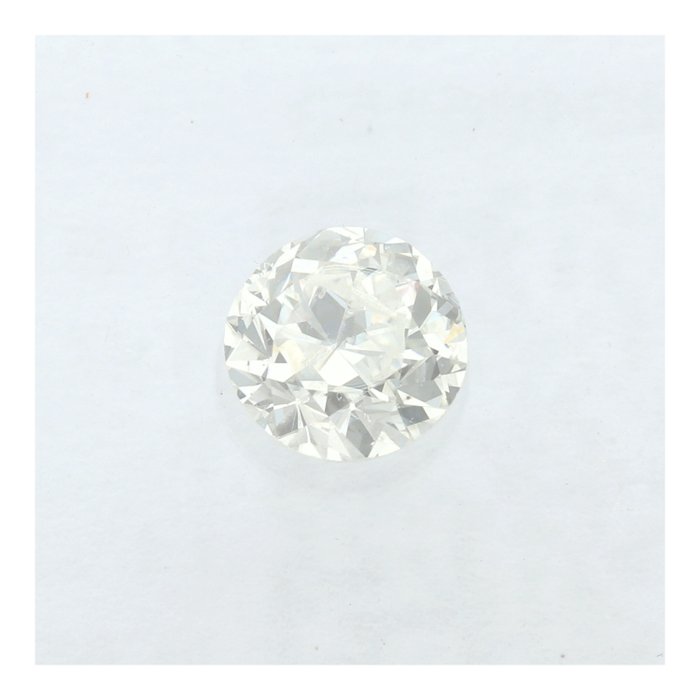 Ingen mindstepris - 1 pcs Diamant  (Natur)  - 0.38 ct - Rund - F - I1 - International Gemological Institute (IGI)