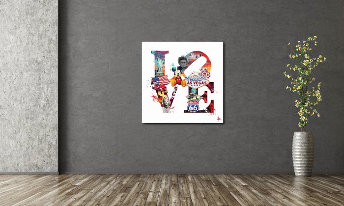 PLM-Art - Love USA Story White