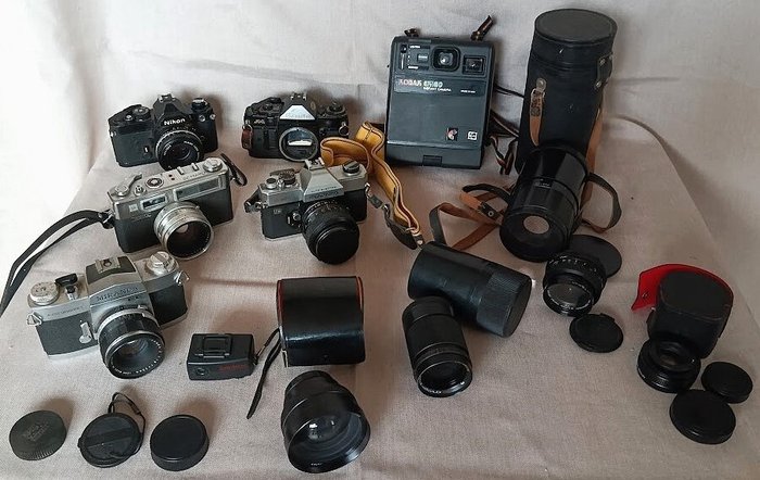 Canon, Fujica, Kodak, Yashica, Miranda Reflex Analogt kamera