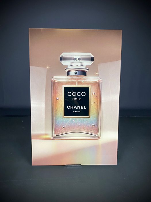 Mike Blackarts - Rainbow Edition Coco Chanel Artwork with Glitters