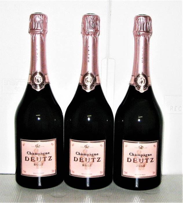 Deutz, Deutz Rosé - Champagne Brut - 3 Flasker (0,75 L)