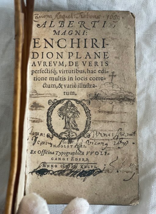 Albertus Magnus - Enchiridion plane aureum de veris perfectisque virtutibus - 1586