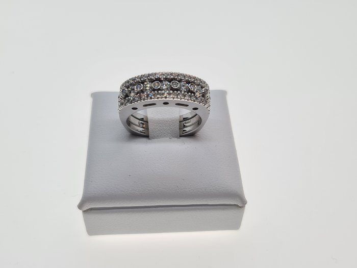 18 kraat Hvidguld - Ring - 0.55 ct Diamant - Diamanter