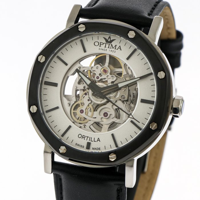 Optima - Ortilla Skeleton - Swiss automatic - OSA466SK-SBL-1 - Ingen mindstepris - Mænd - 2011-nu