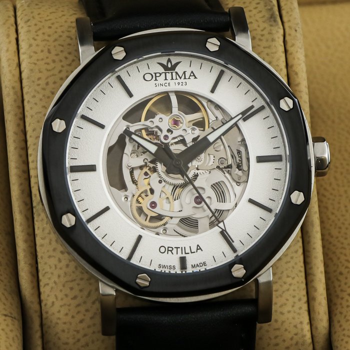 Optima - Ortilla Skeleton - Swiss automatic - OSA466SK-SBL-1 - Ingen mindstepris - Mænd - 2011-nu