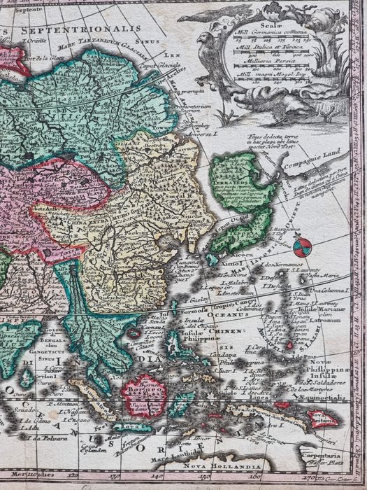 Holland - Asien; Matthäus Seutter - Asia Cum Omnibus Imperiis Provinccis......... - 1751-1760