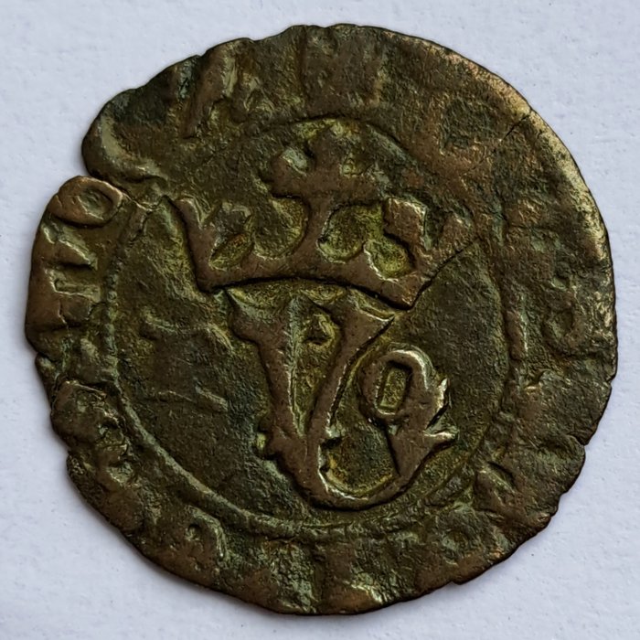 Portugal. D. João I (1385-1433). 1/2 Real branco ND Porto  (Ingen mindstepris)