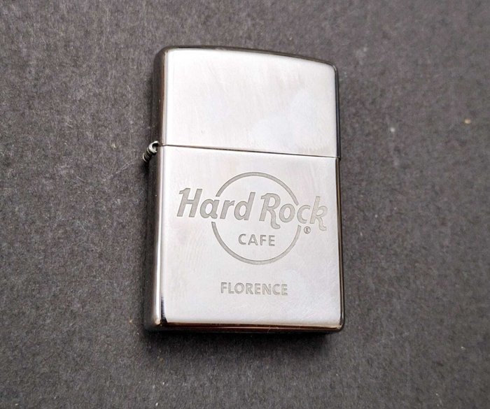 Zippo, Hard Rock Cafe Florence Año 2016 Mes Marzo - Lighter - Stål