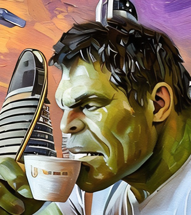 fantomas - Hulk fa colazione - by Raffaele De Leo - Giclèe Fine art 3/30