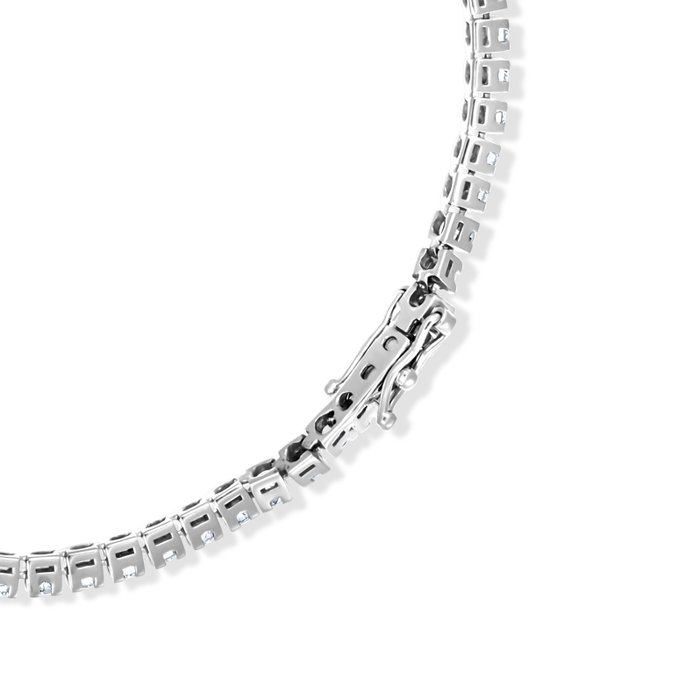 Armbånd - 18 kraat Hvidguld -  3.80ct. tw. Diamant (Natur)