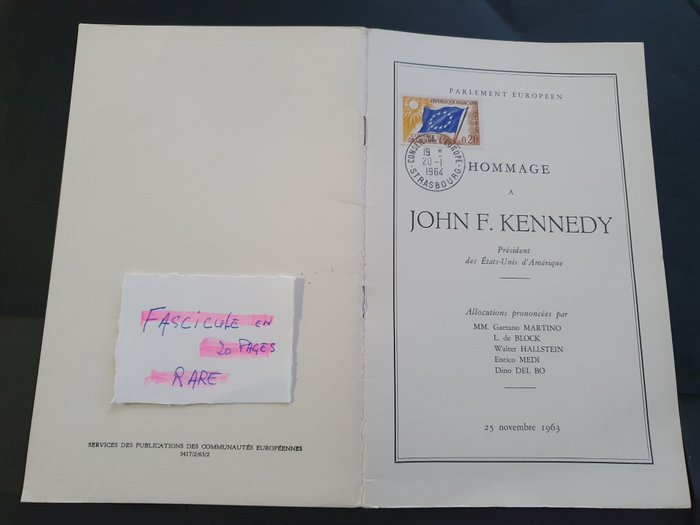 Europa CEPT 1960/1980 - EUROPA, et vigtigt parti af erindringsdokumenter om det europæiske fællesskab og om Rådet for - Yvert