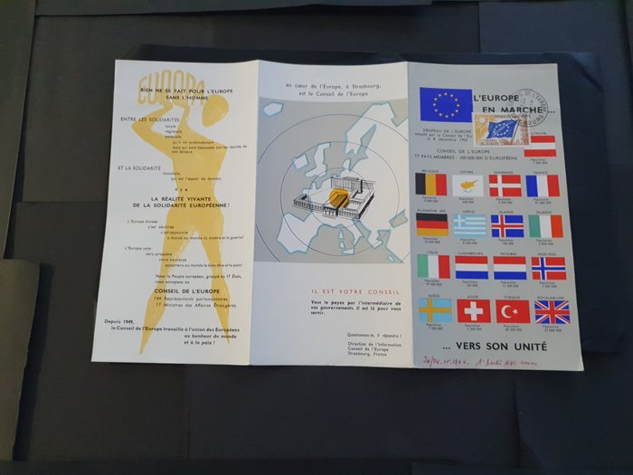 Europa CEPT 1960/1980 - EUROPA, et vigtigt parti af erindringsdokumenter om det europæiske fællesskab og om Rådet for - Yvert