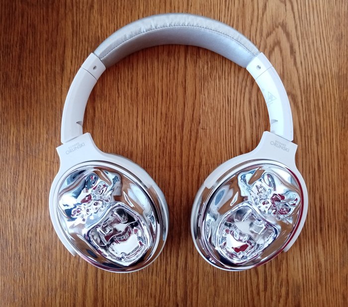 Richard Orlinski (1966) - Headphones Kong (chrome argent)