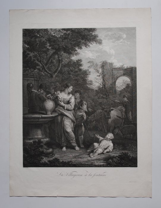 Louis Le Nain (1593-1648), after - La Villageoise à la Fontaine