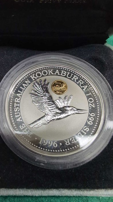 Australien. 1 Dollar 1996 Kookaburra, 1 Oz (.999)  (Ingen mindstepris)