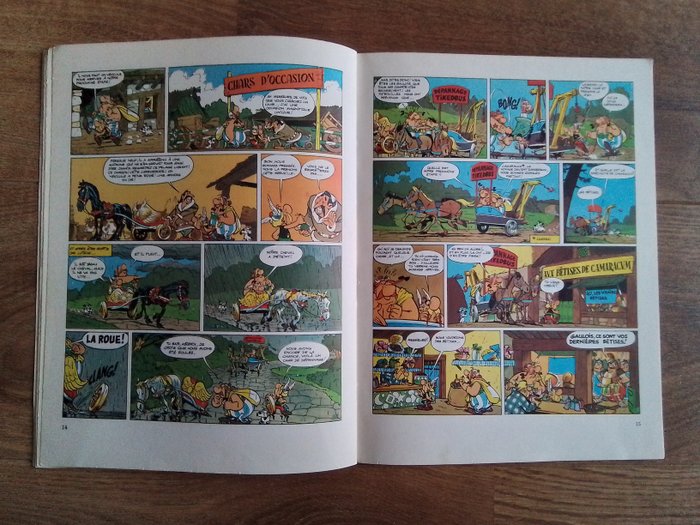 Asterix T5 - Le Tour de gaule d'Astérix + glossaire vocabulaire  - B - 1 Album - Første udgave - 1973