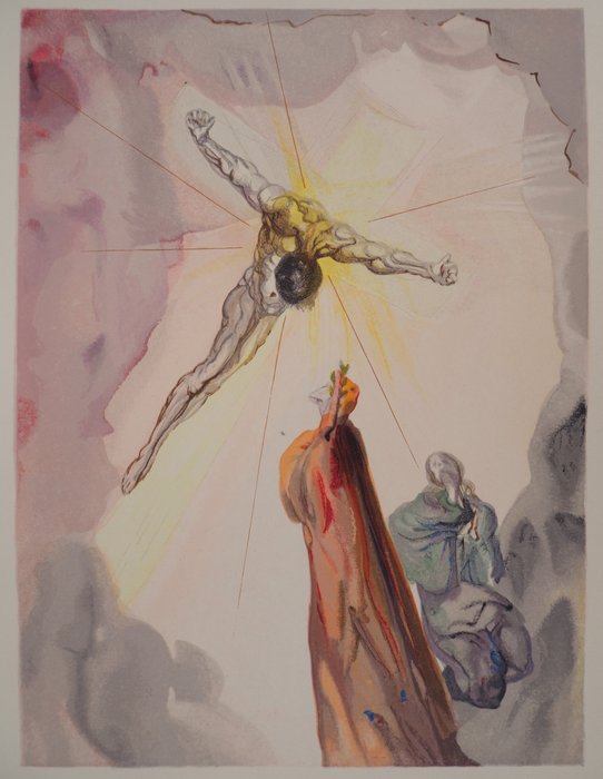 Salvador Dali (1904-1989) - Paradis 14 : Apparition du Christ